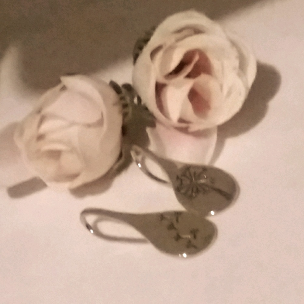 Cute Silver Color Dandelion Dangle Earrings